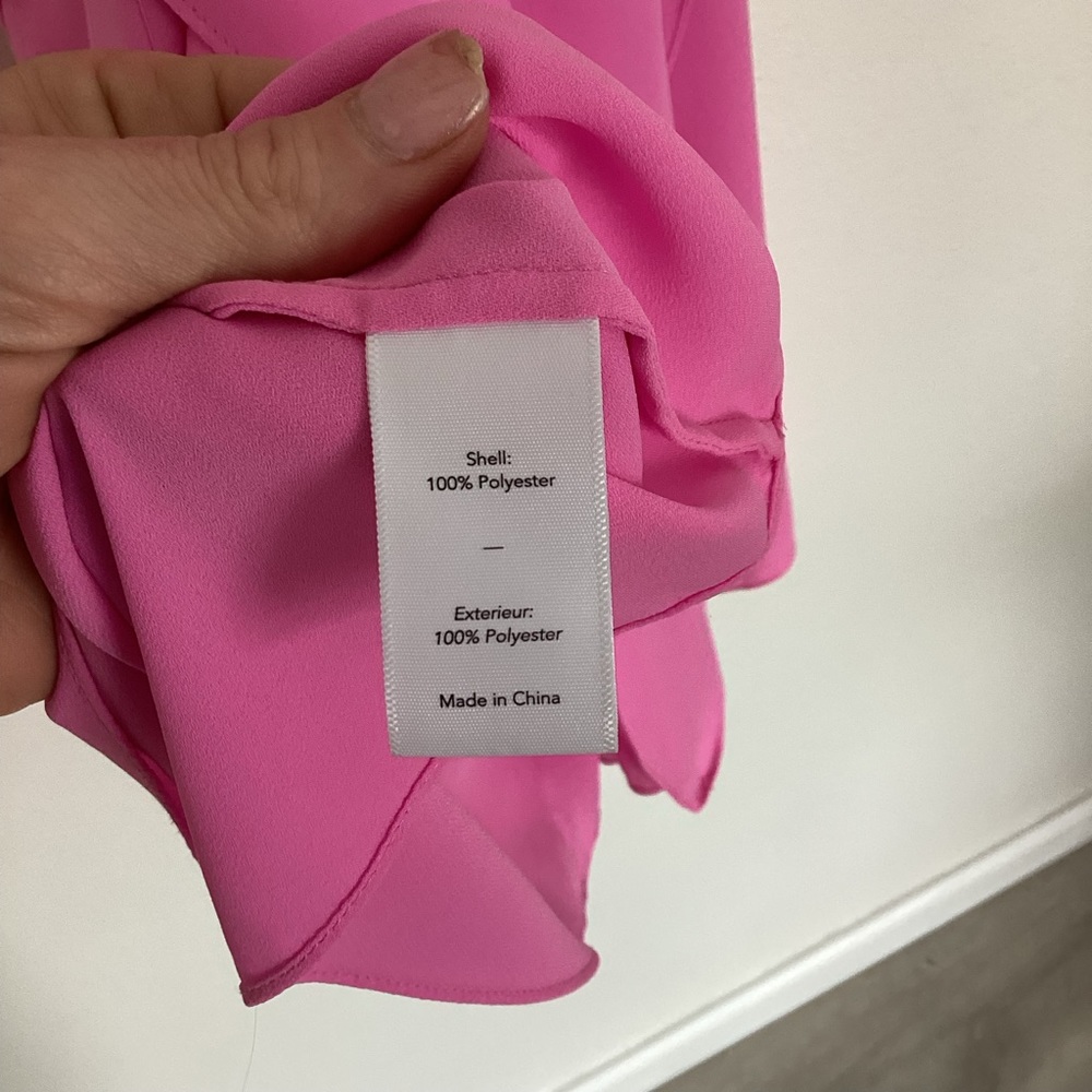 Elizabeth & James Pink Sleeveless Flowy Dress Size Medium Feminine Summer Preppy - Picture 8 of 8